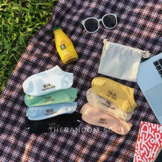 Set vớ tuần 7 đôi nữ ❤️freeship❤️ set tất 7 đôi mang nguyên tuần