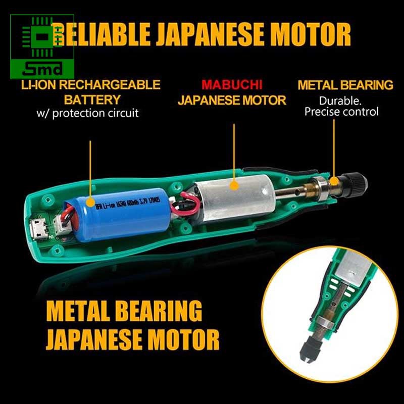 Bộ máy khoan, mài, cắt, đánh bóng, khắc Proskit PT-5205U