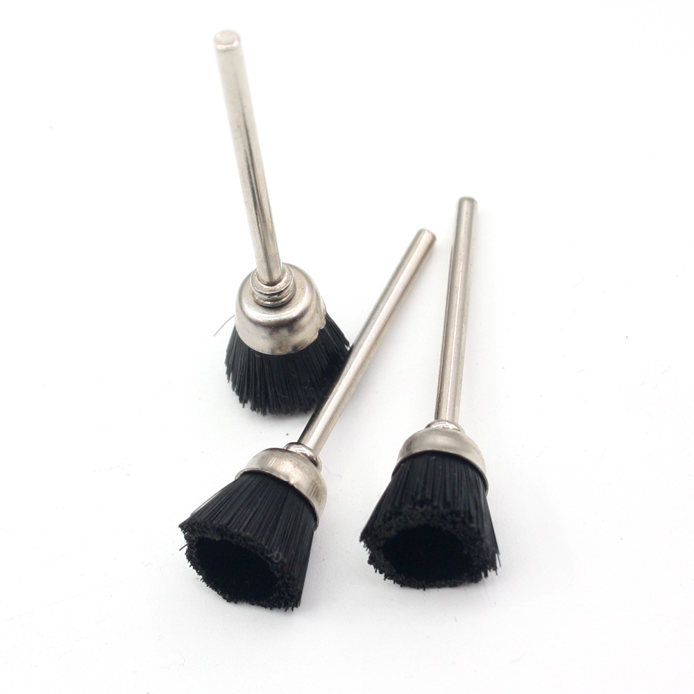 Bộ 9 Đầu Cọ Đánh Bóng Sợi Nylon 3mm Cho Máy Mài Điện