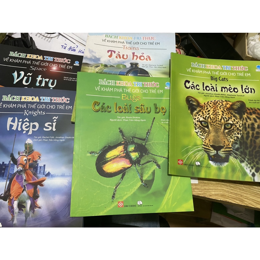 Sách - Combo Bách khoa tri thức về khám phá thế giới cho trẻ em ( Đinh Tị )