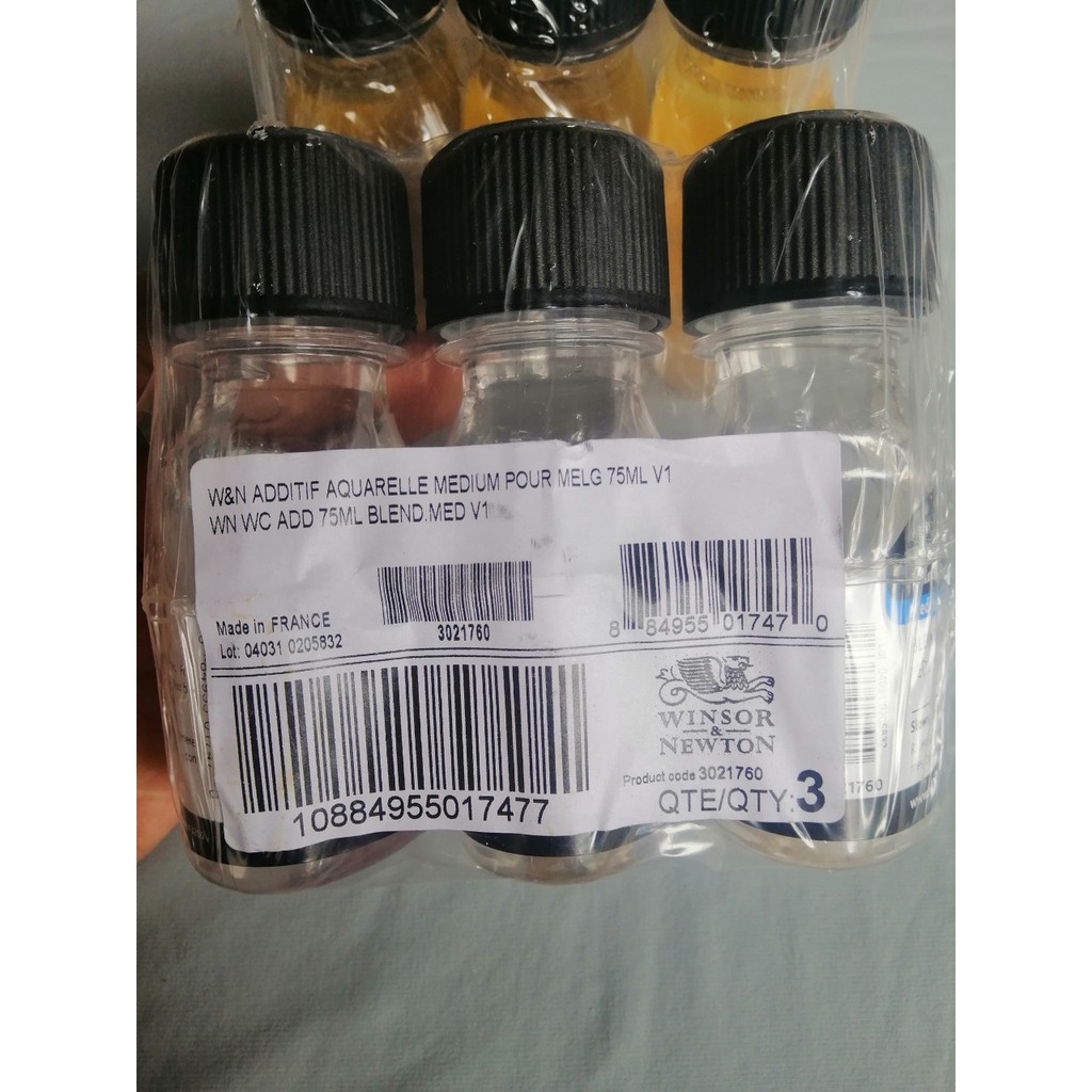 Keo chặn màu, dd tăng độ trong màu, dd ngăn màu lâu khô Winsor Newton 75ml