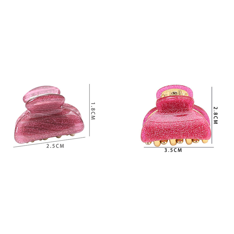 Kẹp càng cua mini bằng acrylic lấp lánh thời trang cho nữ