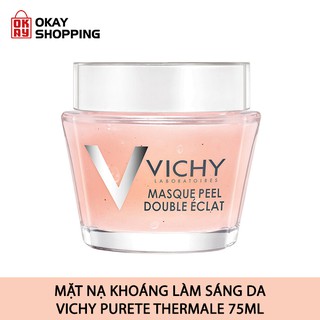 Mặt nạ khoáng chất làm sáng da Vichy double glow peel mask 75ml