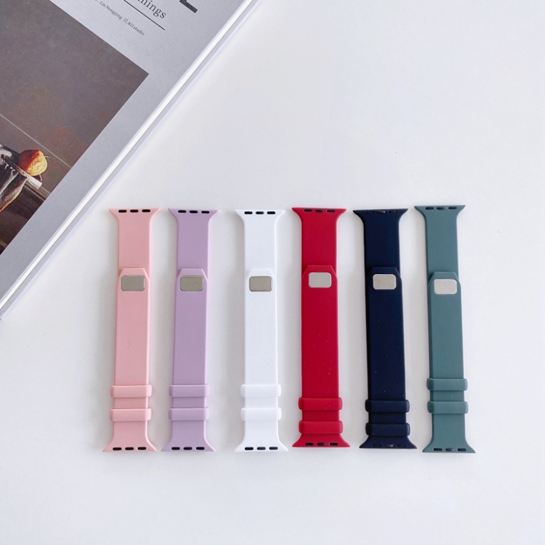 Dây Đeo Silicone 2022 Cho Đồng Hồ apple watch 49mm 45mm 41mm 44mm 42mm i-watch 40mm 38mm ultra 8 7 3 5 6 se