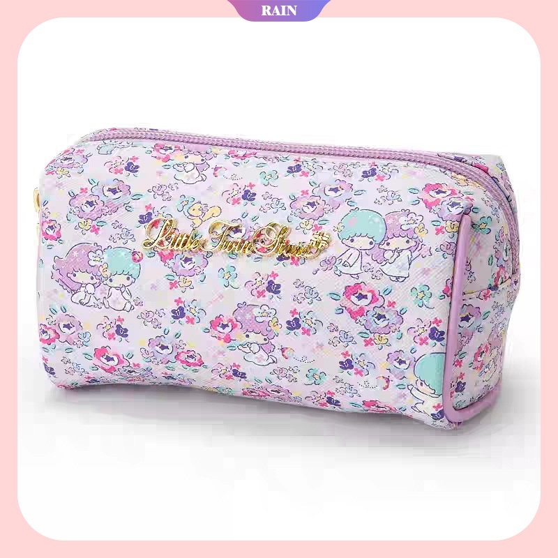 Túi Đựng Bút Chì / Mỹ Phẩm Sức Chứa Lớn In Họa Tiết Hoạt Hình Sanrio Hello Kitty My Melody Nhỏ Nhắn Có Khóa Kéo [RAIN]