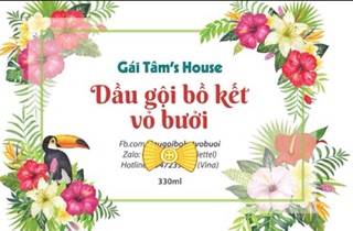 Dầu gội bồ kết vỏ bưởi 330ml