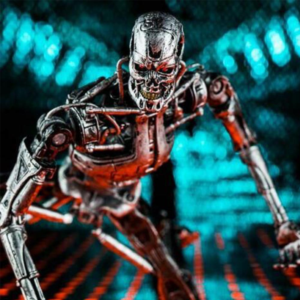 Mô hình nhân vật Kẻ hủy diệt NECA T800 ENDOSKELETON 7" Arnold Schwarzenegger