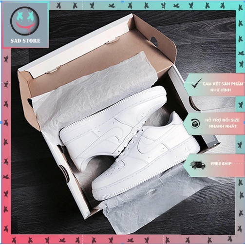 Giày_nike trắng nam nữ, giày af1 trắng thời trang hàng cao cấp full box