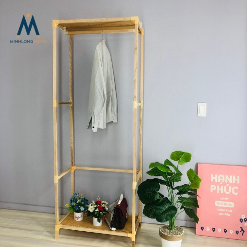 Kệ treo quần áo loại nhỏ - Minhlongwood - M33