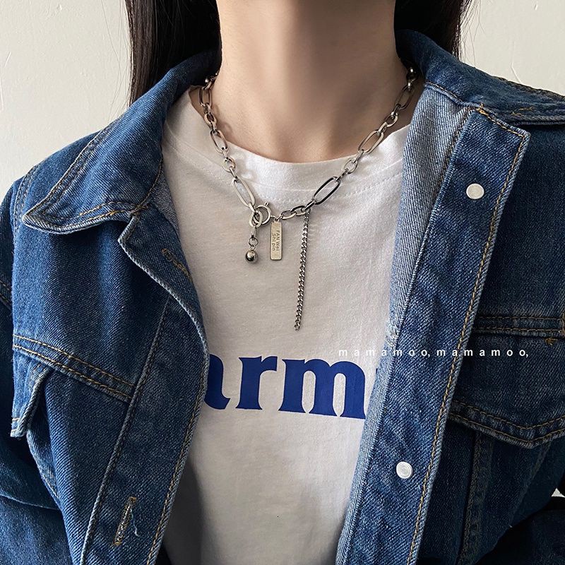 Dây chuyền phong cách hip hop hàn quốc đơn giản thời trang