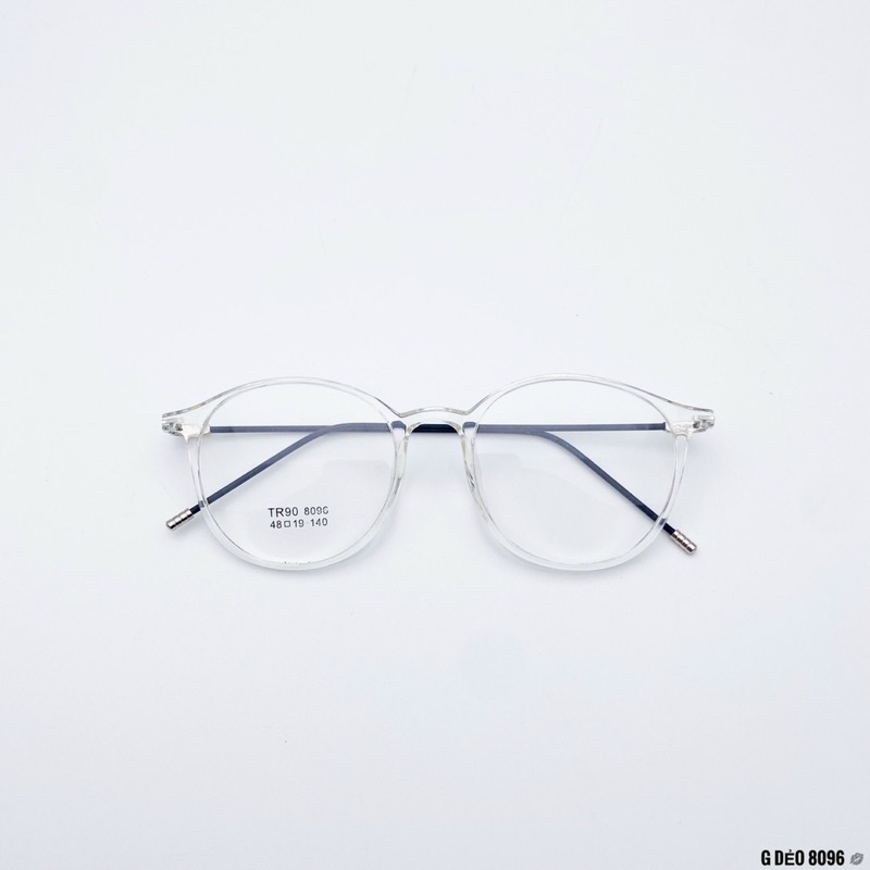 Gọng kính càng tăm dáng mảnh mắt form tròn - 8096