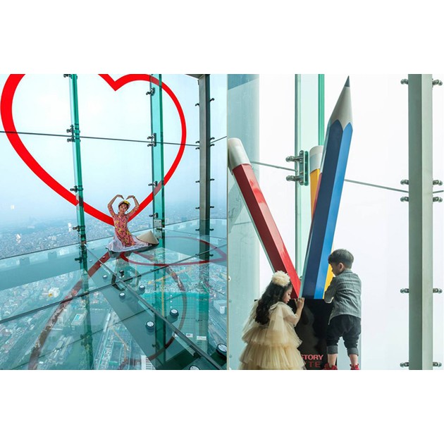 Hà Nội [E-Voucher] Vé trọn gói tham quan tại Đài quan sát Lotte Hà Nội  Sky  - Hanoi Sky Lotte Observation Deck