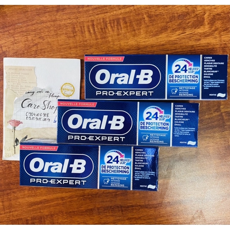 Kem đánh răng Oral B nội địa Pháp