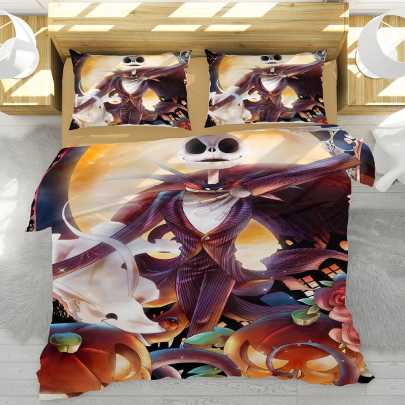 Bộ Chăn Ga Và Vỏ Gối 3 Sản Phẩm Họa Tiết Giáng Sinh Ốp