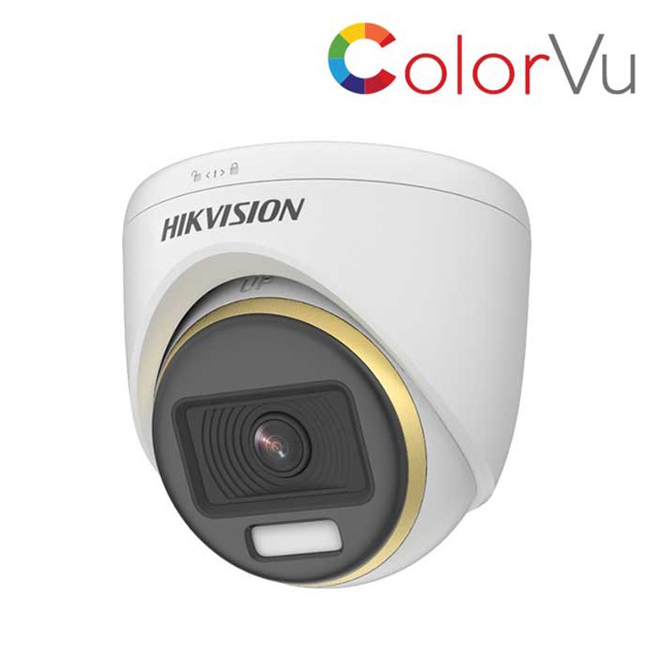 Camera Dome HDTVI ColorVu 2MP HIKVISION DS-2CE70DF3T-PF - Chính hãng Nhà An Toàn