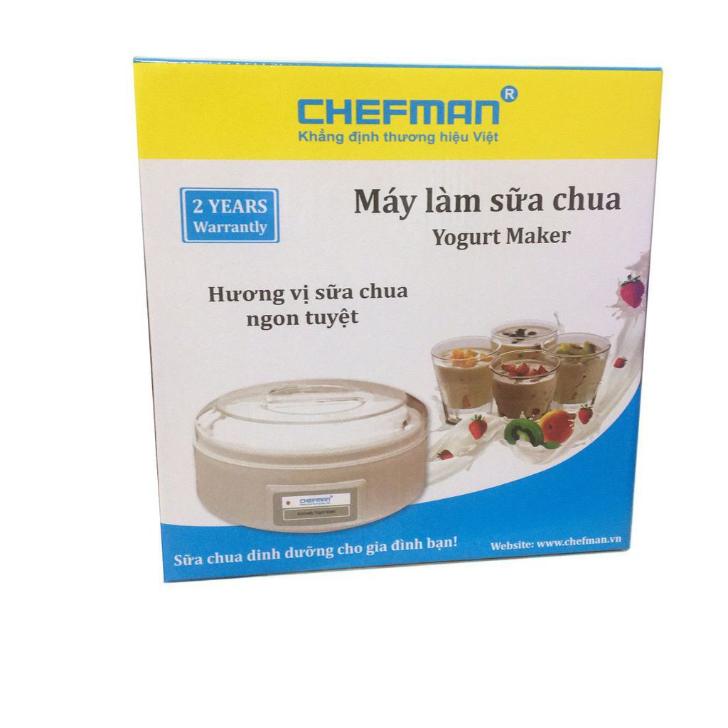 Máy Làm Sữa Chua Hộp Nhựa Chefman CM-302N