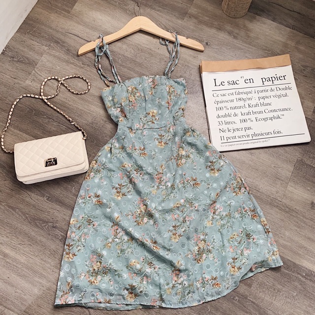 ĐẦM HOA 2 DÂY 5 MÀU