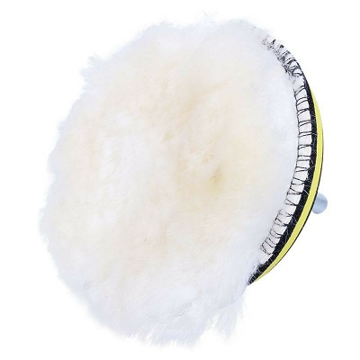 Bộ 4 Gồm Phớt 10cm - Bông - Đầu Chuyển Đổi M10- Hộp Cana 100g Gắn Máy Mài Cầm Tay Đánh Bóng Xe