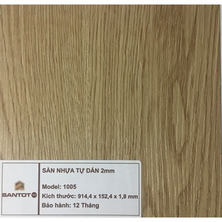 Sàn nhựa vẫn gỗ tự dán