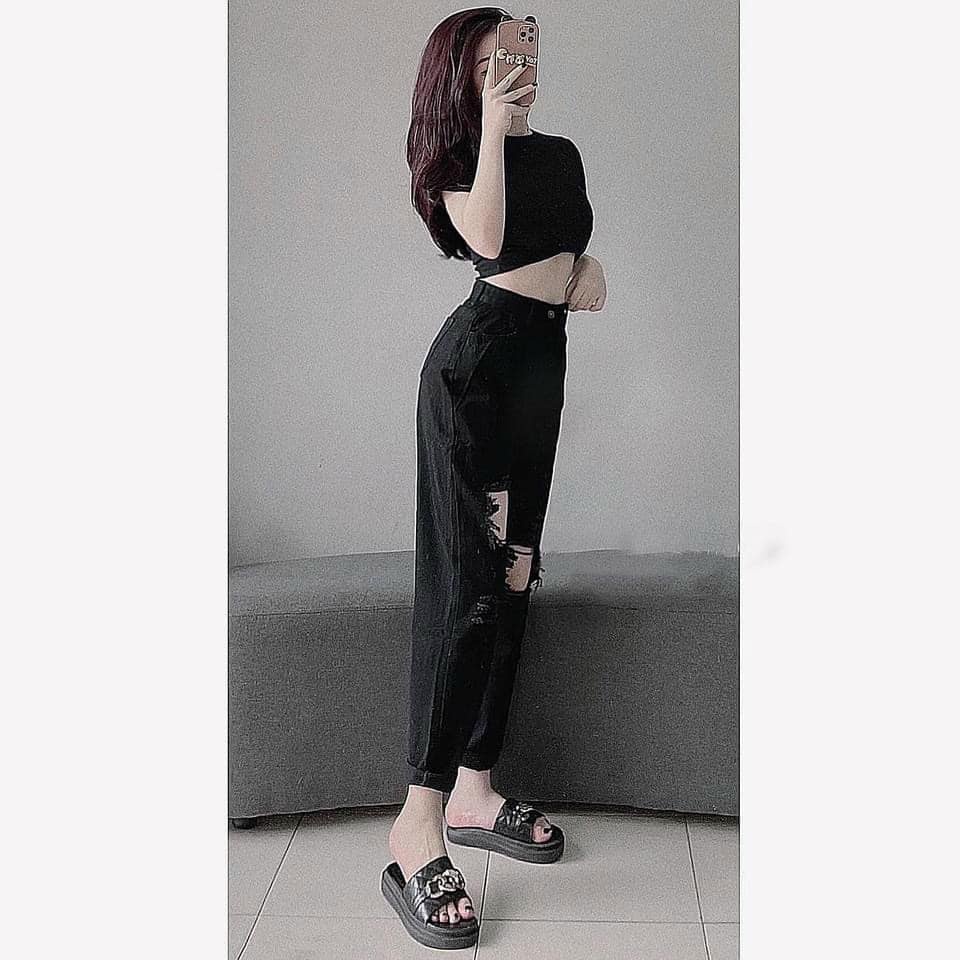 QUẦN jeans boy rách phong cách mới 45(kèm ảnh thật)