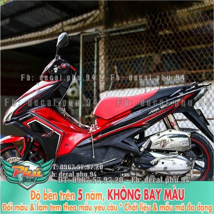 Tem rời AB 2013-2015 đen đỏ (P) -1