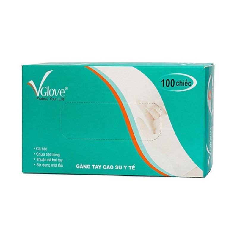 Găng tay Y tế VGlove có bột 100 cái/ hộp