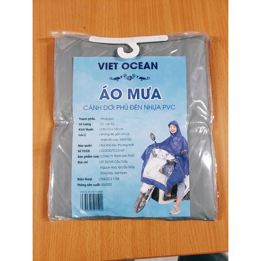 Áo Mưa Cánh Dơi PVC Hàng Việt Nam Chất Lượng Cao