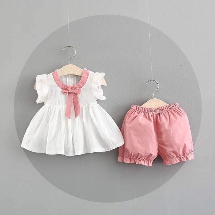 Đồ bộ bé gái - Bộ cotton co dãn 4 chiều siêu xinh cho bé từ 1-5 tuổi