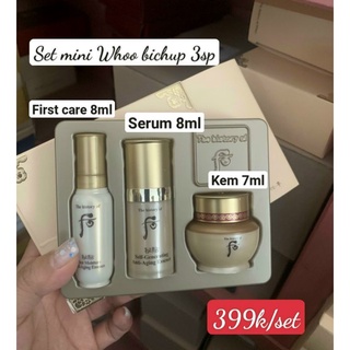 Whoo sét mini Tái tạo da Bichup