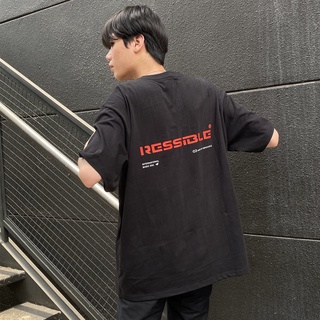 Áo thun International Basic - Ressible [Streetwear/Black-Red]