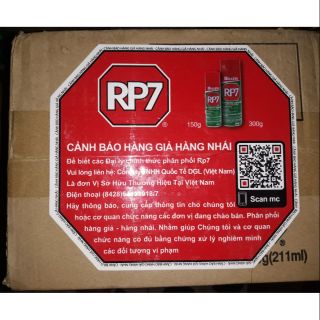 Chai Xịt Bôi Trơn Rp7 150g Dầu xịt chống gỉ sét Hàng Xịn có tem chống giả