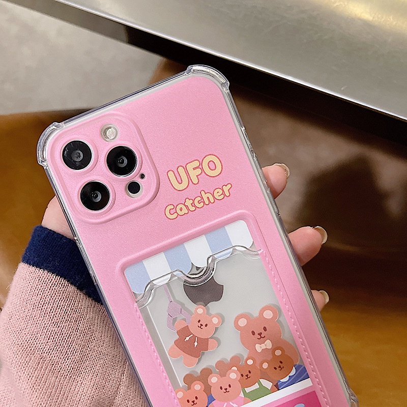 Ốp lưng IPhone trong túi đựng thẻ ảnh UFO 6/6s/6plus/6splus/7/7plus/8/8plus/xs/11/12/13/14/pro/max/plus/promax TT9