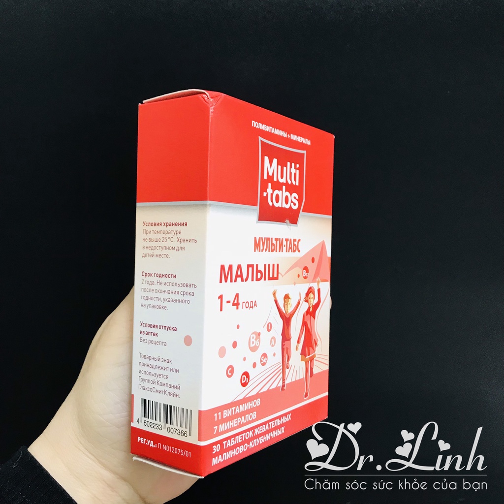 Vitamin tăng chiều cao cho trẻ MULTI TAB hàng Nga