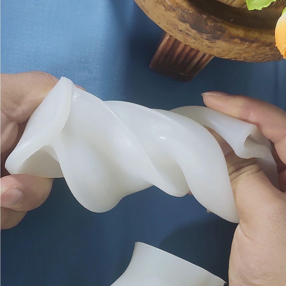 YIYU Khuôn Làm Nến Hình Bảng Hiệu Chiến Thắng Ba Chiều Sáng Tạo DIY