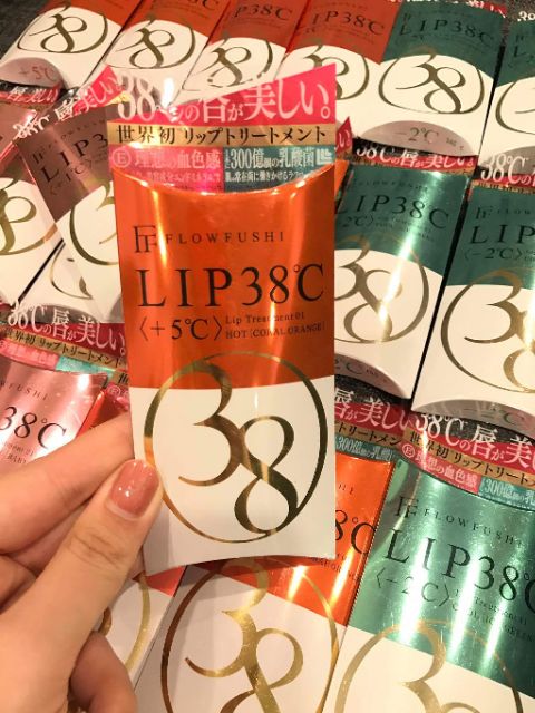 Son Màu Flow Fushi Lip 38℃ Nhật Bản