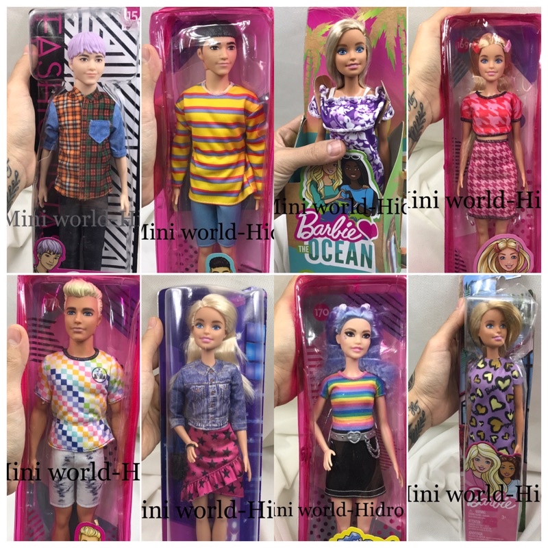 Búp bê Barbie fashionistas da đen chính hãng