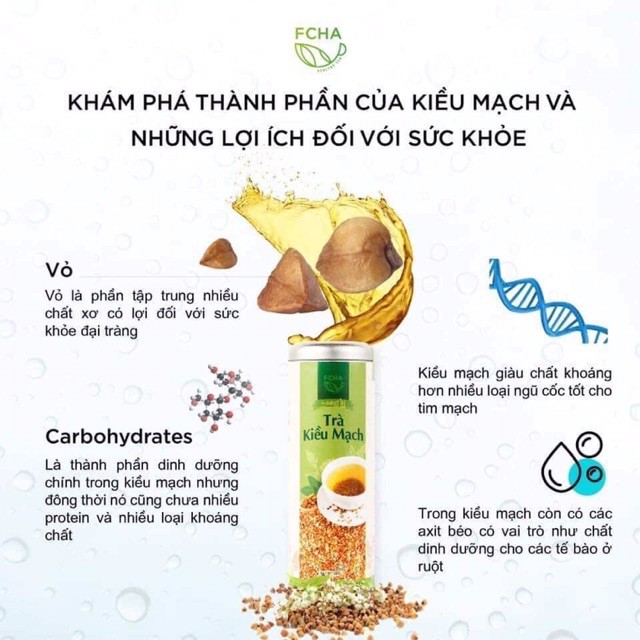 [Giảm mỡ siêu tốc] Trà kiều mạch giảm cân, thải độc, đẹp da. | BigBuy360 - bigbuy360.vn