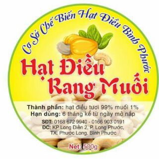 Tem nhãn dán đồ ăn vặt