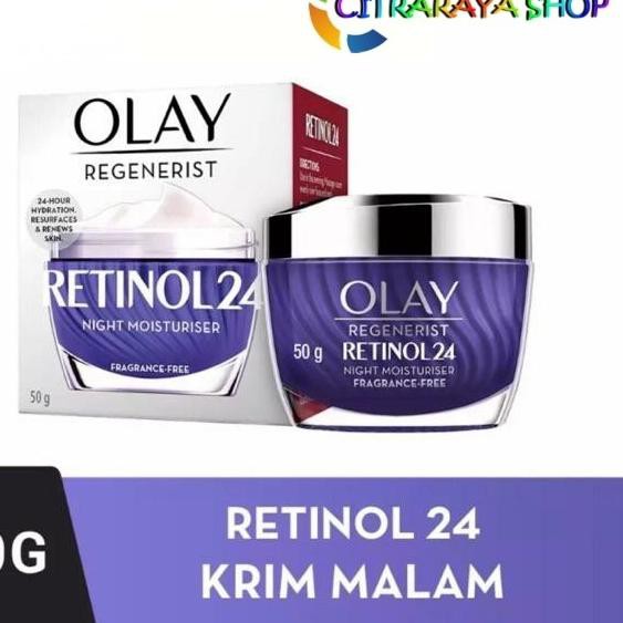 (Hàng Mới Về) Kem Dưỡng Ẩm Ban Đêm 6.6 Olay Regenerist Retinol 24 50g