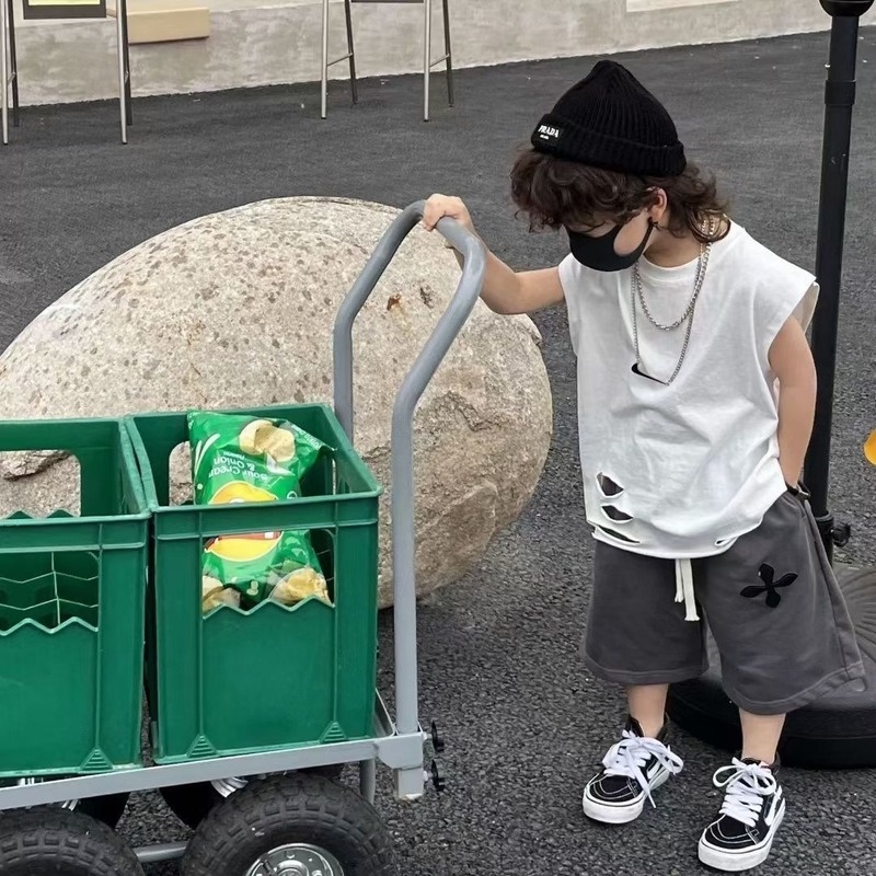 Áo Thun Cotton Không Tay Thời Trang Mùa Hè Dành Cho Nam Và Nữ
