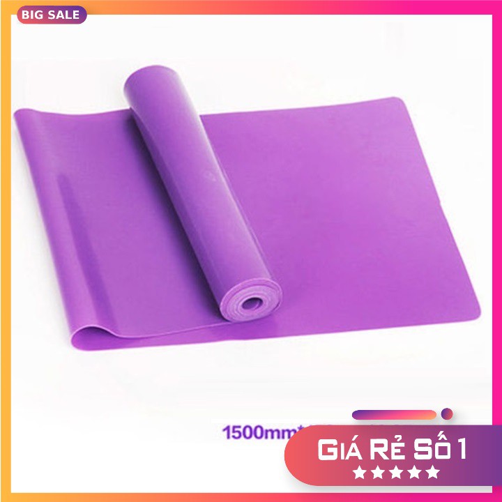 Dây thun tập Yoga 1.5m, dây tập kháng lực cao cấp.