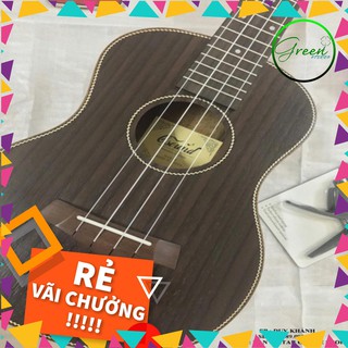 [SiêuRẺ] ( FLASH SALE ) ĐÀN UKULELE TENOR ĐEN GỖ ĐIỆP