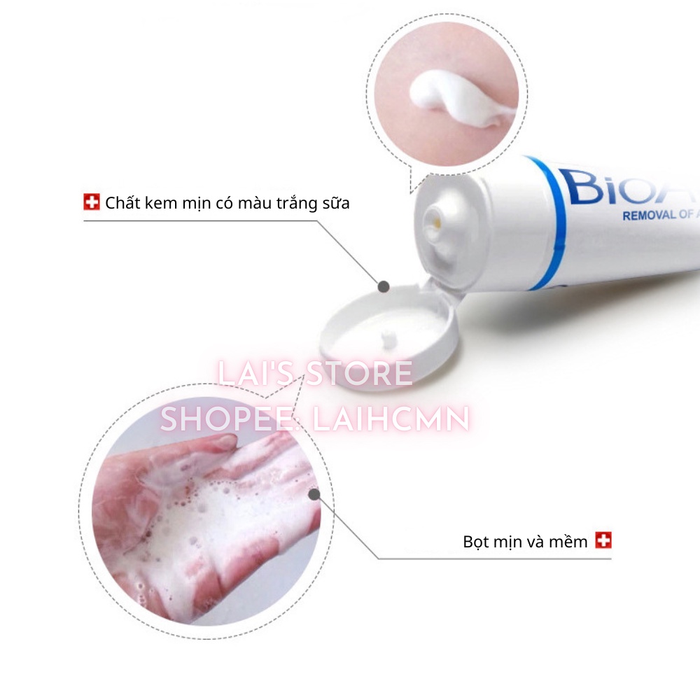 Sữa Rửa Mặt Giảm Mụn Bioaqua Làm Sạch, Ngăn Ngừa Và Kiểm Soát Dầu, Cải Thiện Mụn Trứng Cá Và Mụn Đầu Đen - LAI'S STORE