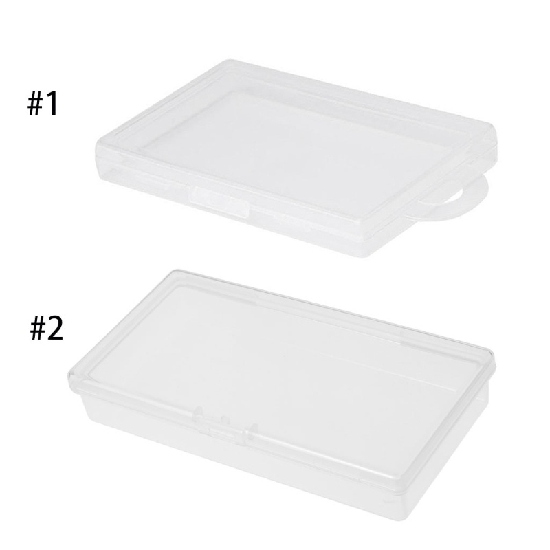 Hộp Nhựa Trong Suốt Hình Chữ Nhật Đựng Trang Sức Tiện Dụng