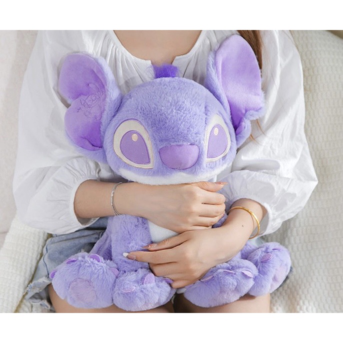 Gấu bông Stitch tím pastel mộng mơ 45cm 60cm 80cm