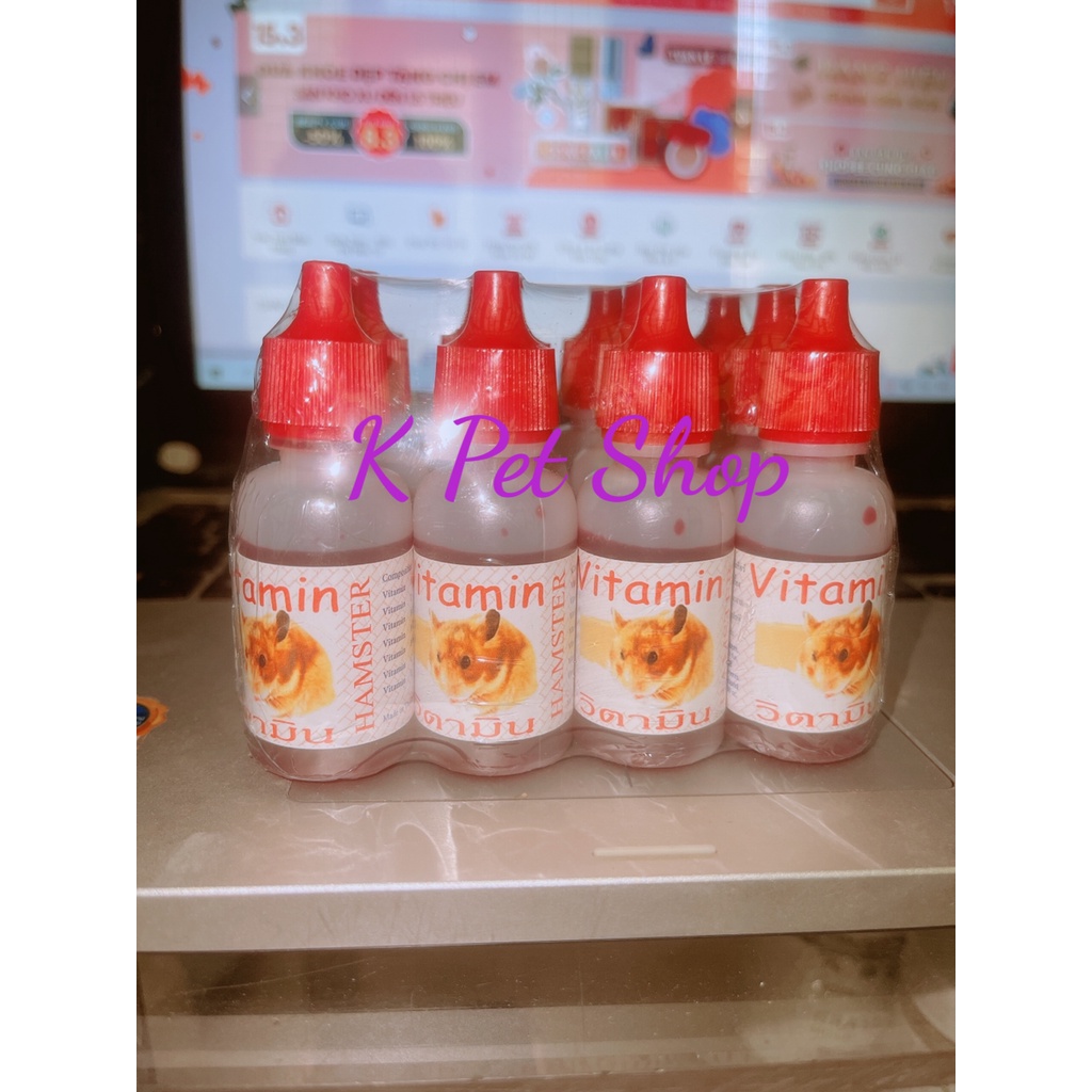 Vitamin  Pha nước hamster hàng Thái Lan