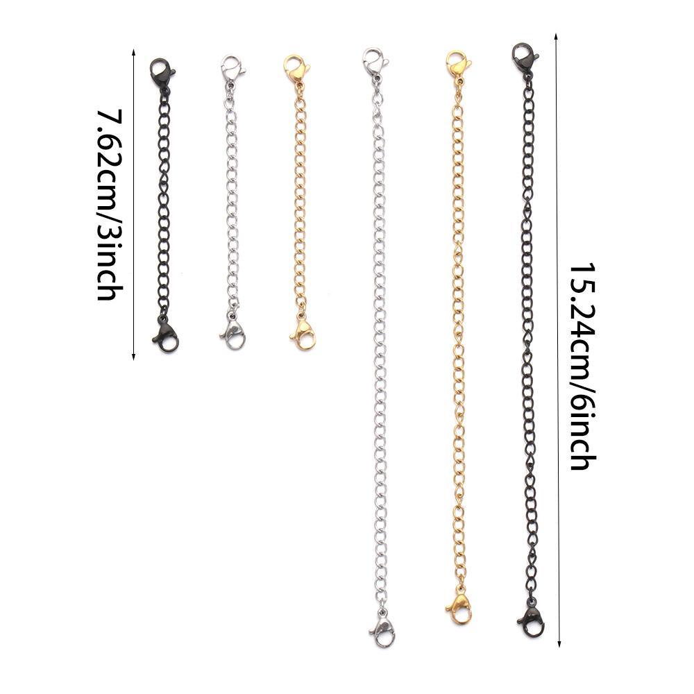 EUCA Dây Xích Nối Dài / Mở Rộng Trang Sức An Toàn Bền Bỉ 3 &quot;Tự Làm