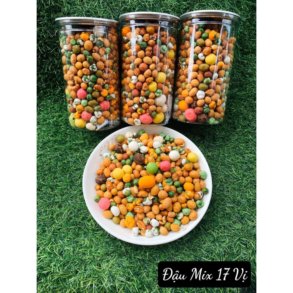 hủ PET-400gr đậu mix 17 vị