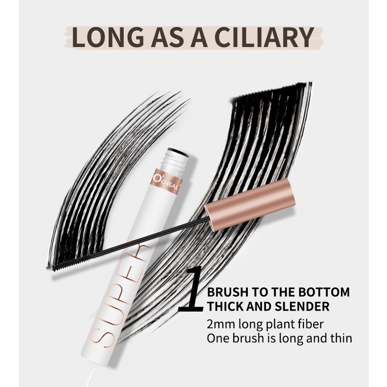 Mascara OCHEAL Màu Đen Chống Thấm Nước Chuốt Mi Cong Vút Và Dài Hơn