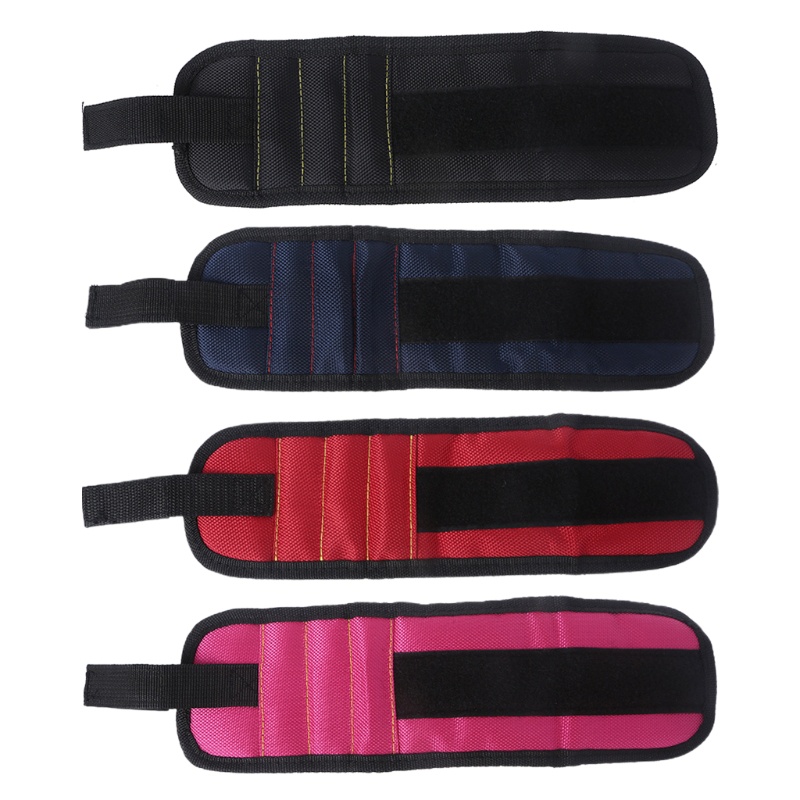 Dây Đeo Cổ Tay Nam Châm Siêu Mạnh Có Túi Và Đinh Vít